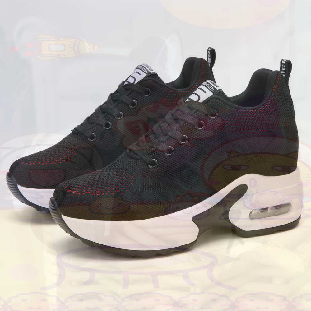 Luxury Lifestyle Fashion - Merah Ukuran 36 Sepatu Wanita Tenis