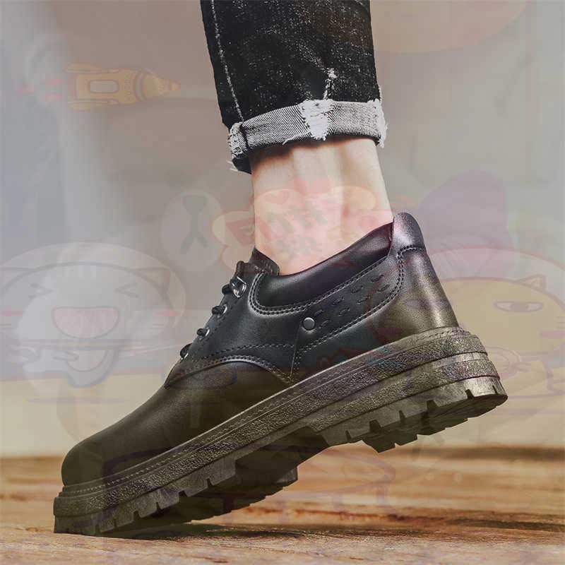 Luxury Lifestyle Experiences - Sepatu Pria Tenis Pelatih Fashion Kulit