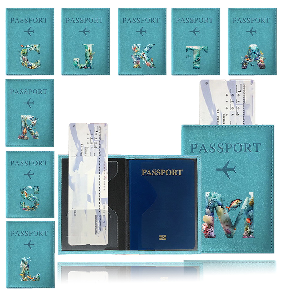 Leather Passport Cover - Sampul Paspor Kulit PU Tempat Paspor
