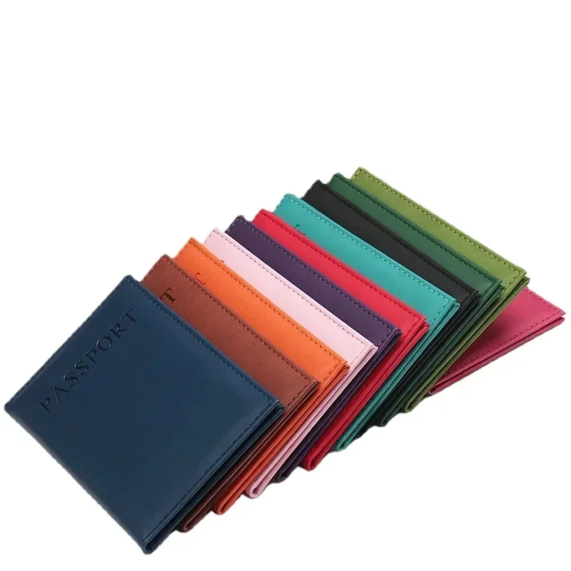 Leather Passport Cover - Sampul Paspor Kulit PU Inggris Berkualitas