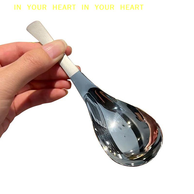 【X】 Sendok Sup Stainless Steel - Gold Cutlery Flatware ulasan dan harga
