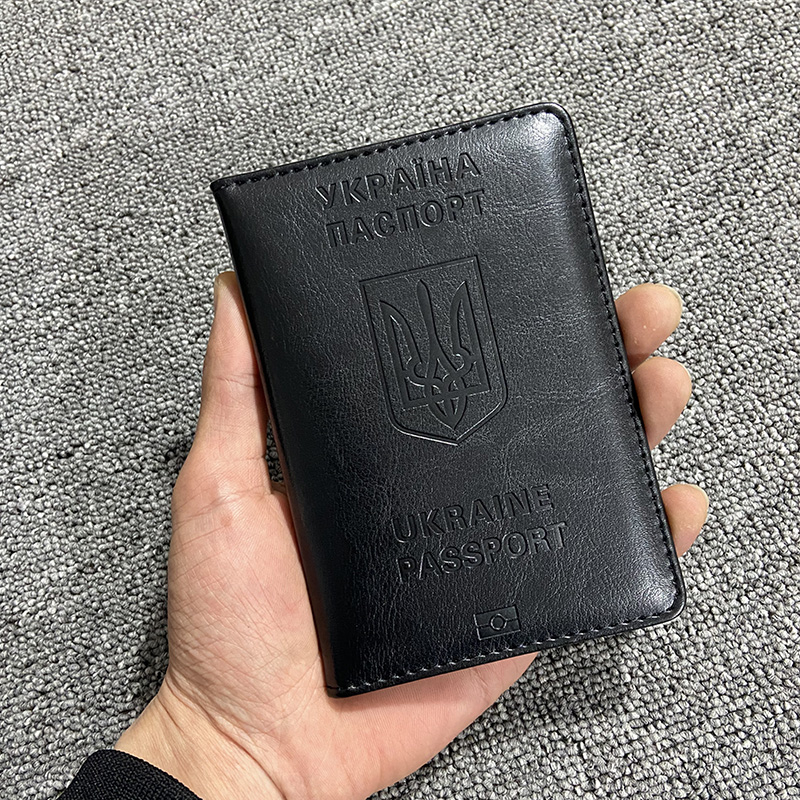 Pemegang paspor Ukraina sampul - Leather Passport Cover ulasan dan harga