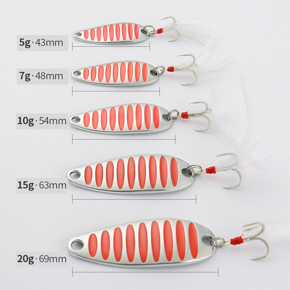 Umpan Pancing Spoon 5g 7g 10g  - Gold Cutlery Flatware ulasan dan harga