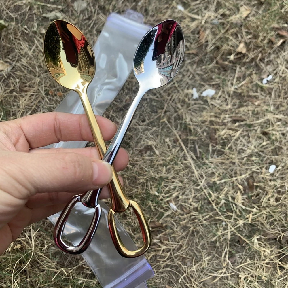 Alat makan Stainless Steel 304 - Gold Cutlery Flatware ulasan dan harga