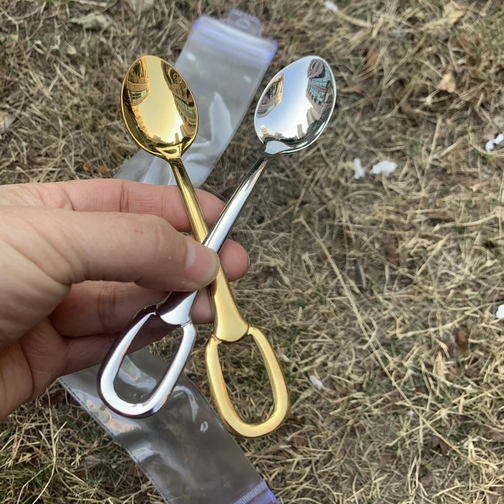 Alat makan Stainless Steel 304 - Gold Cutlery Flatware ulasan dan harga