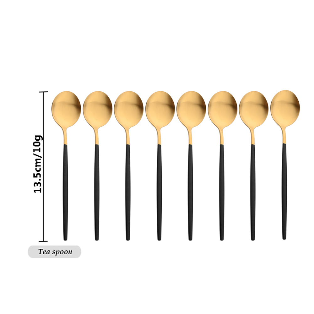 Drmfiy Set peralatan makan kop - Gold Cutlery Flatware ulasan dan harga