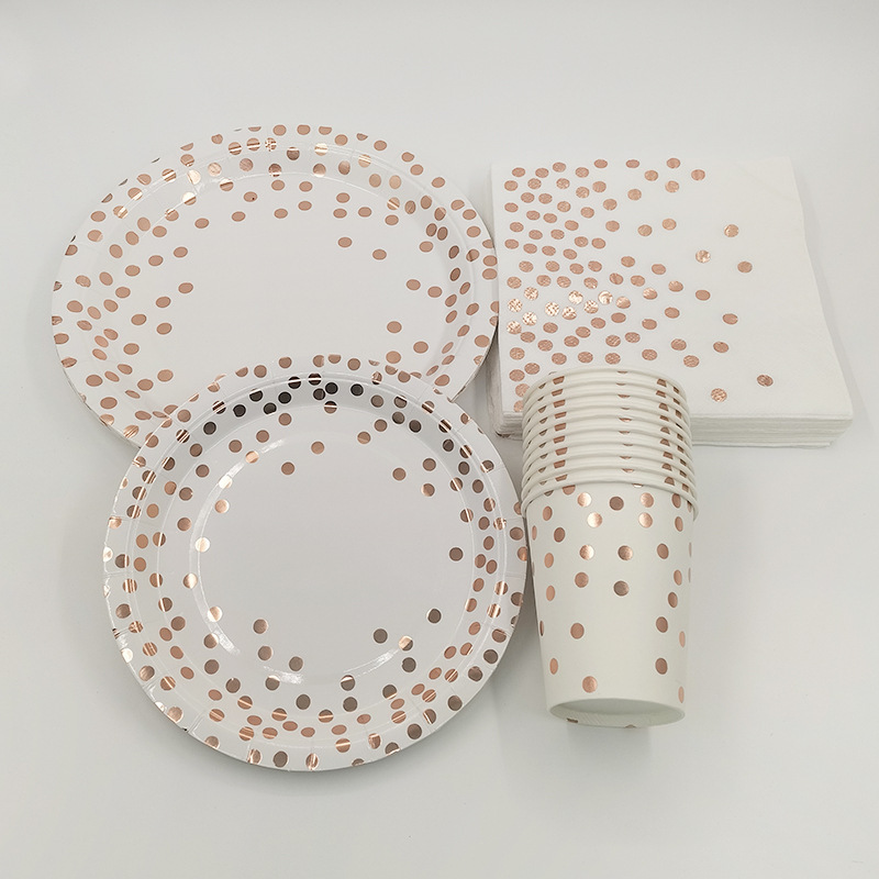 Kit peralatan makan pesta emas - Gold Cutlery Flatware ulasan dan harga