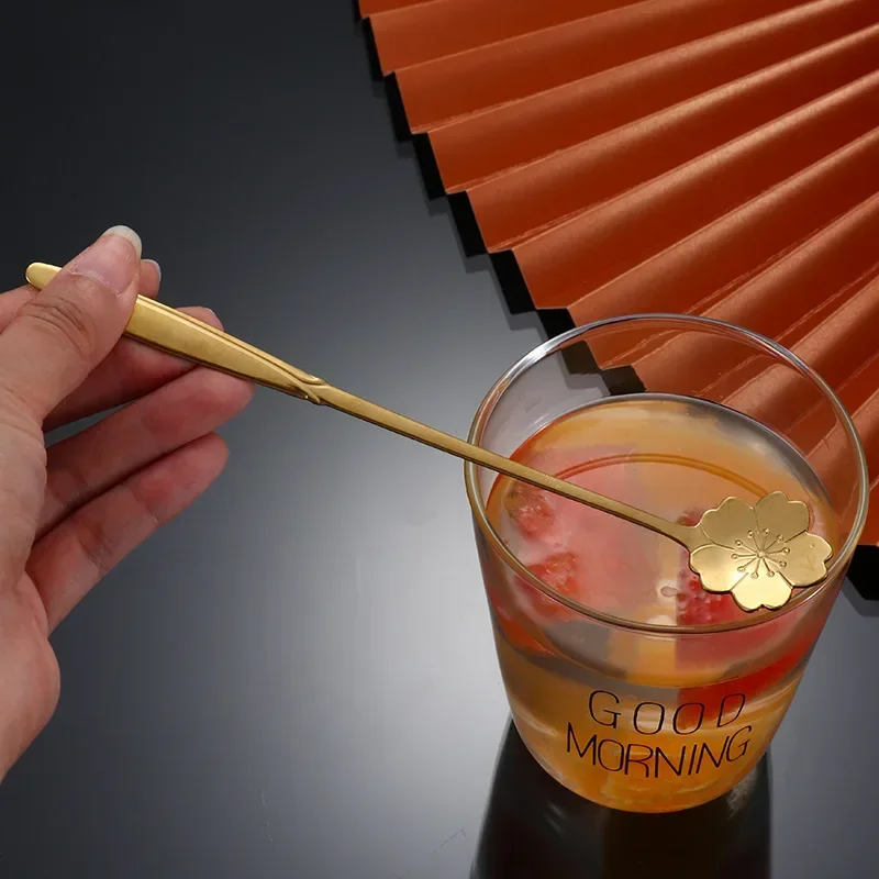 Sendok Kopi Sendok Emas Bunga  - Gold Cutlery Flatware ulasan dan harga