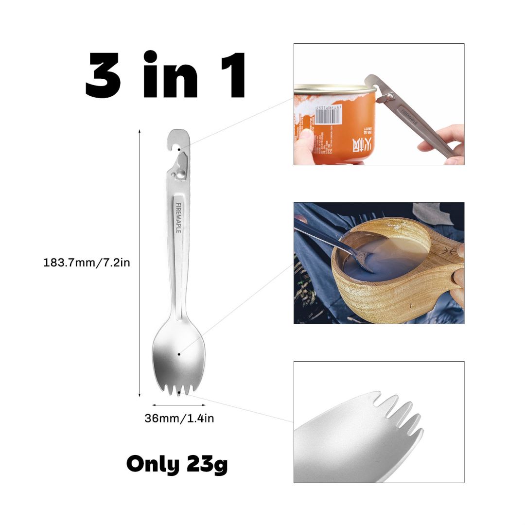 Fire Maple Titanium Spork deng - Gold Cutlery Flatware ulasan dan harga