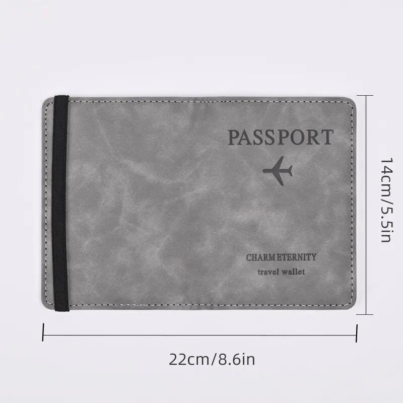 Dompet kulit PU pria, dompet p - Leather Passport Cover ulasan dan harga