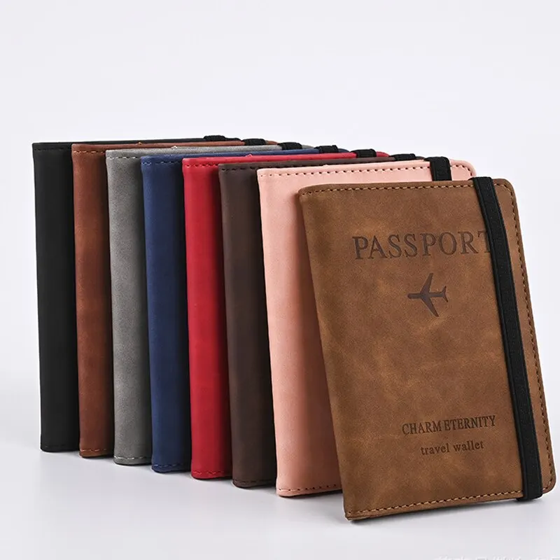 Dompet kulit PU pria, dompet p - Leather Passport Cover ulasan dan harga